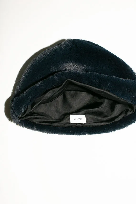 Night Sky Faux Fur Toque Hat