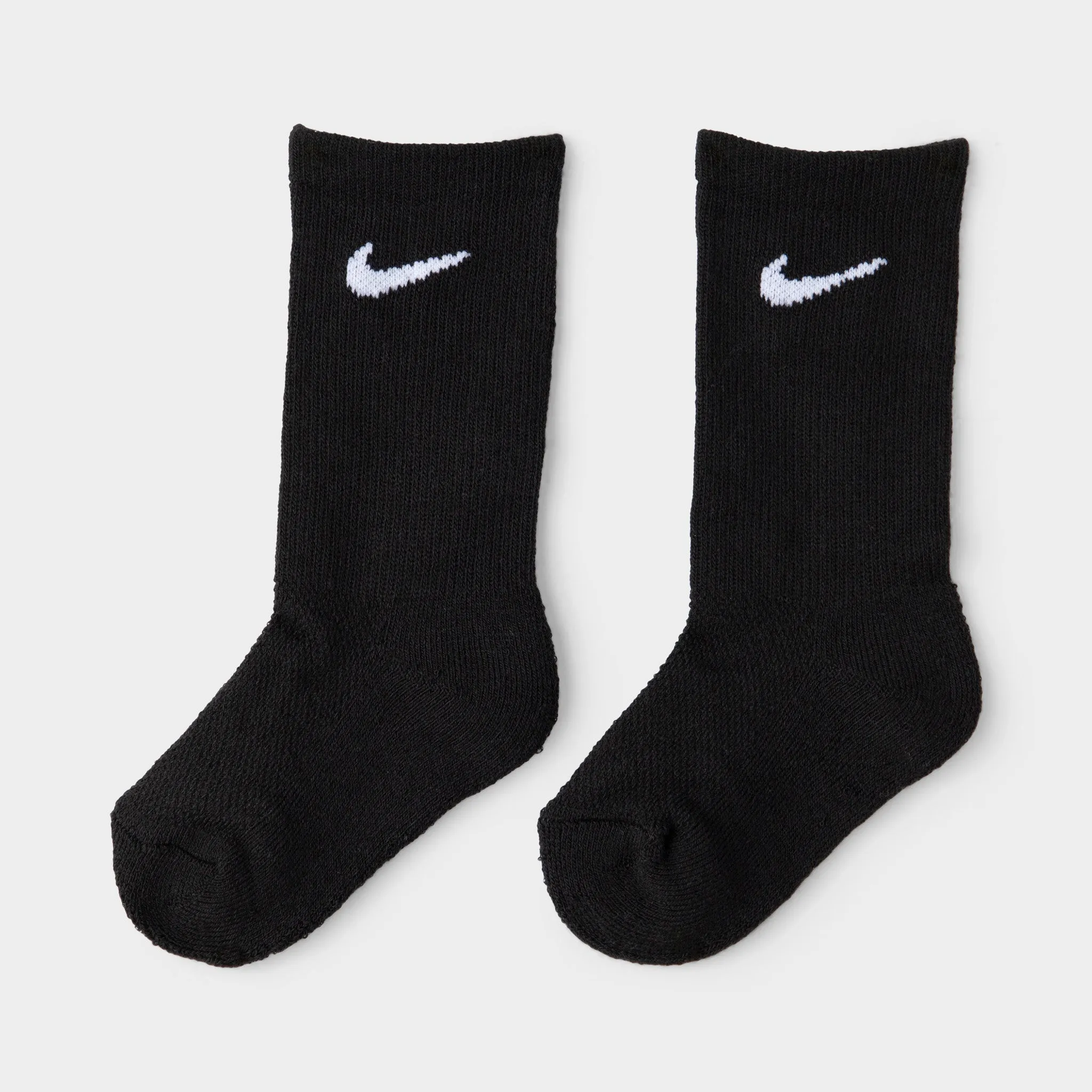 Nike Children's Mesh & Cushioned Crew Socks (6 Pack) / Black