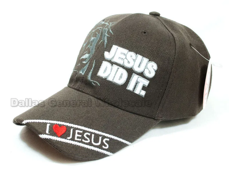 "Jesus Did It" Adults Casual Caps Wholesale