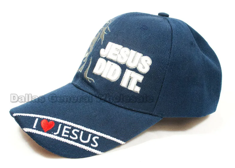 "Jesus Did It" Adults Casual Caps Wholesale