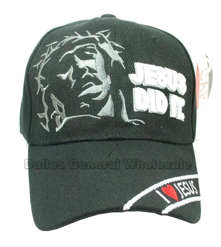 "Jesus Did It" Adults Casual Caps Wholesale