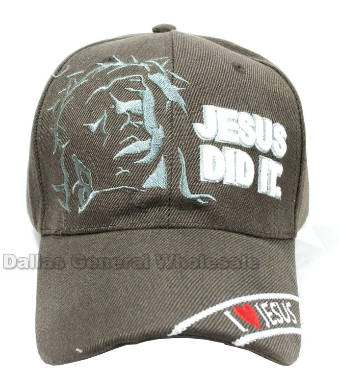 "Jesus Did It" Adults Casual Caps Wholesale