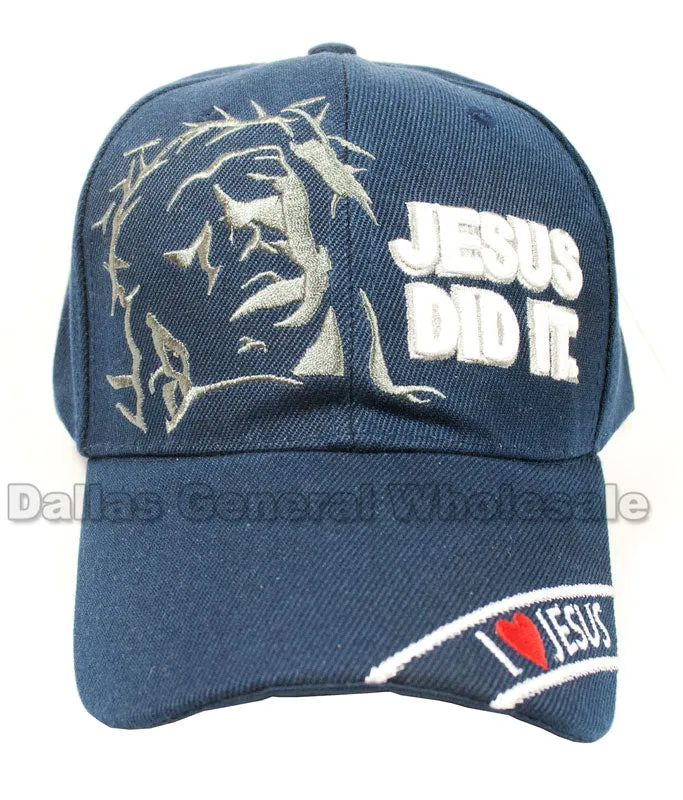 "Jesus Did It" Adults Casual Caps Wholesale