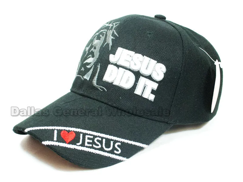 "Jesus Did It" Adults Casual Caps Wholesale