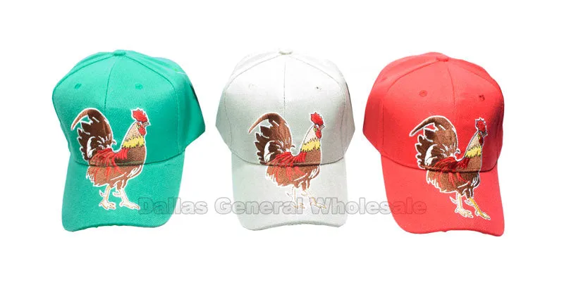 "Rooster" Casual Baseball Caps Wholesale