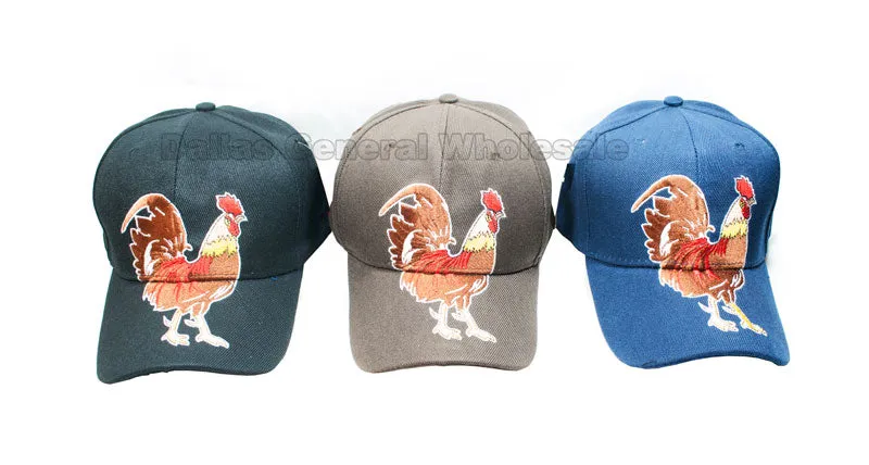 "Rooster" Casual Baseball Caps Wholesale