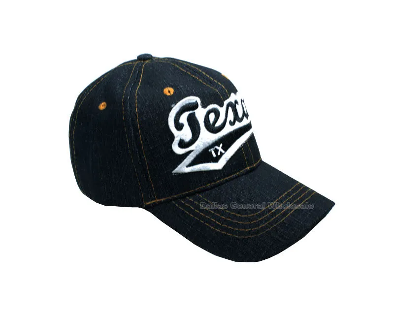 "Texas"Jeans Casual Baseball Caps