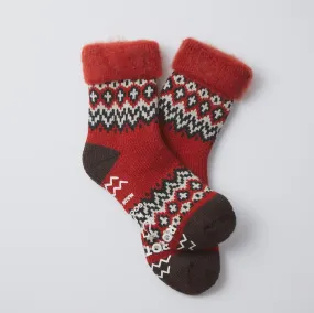 Rototo Comfy Room Nordic Red Socks