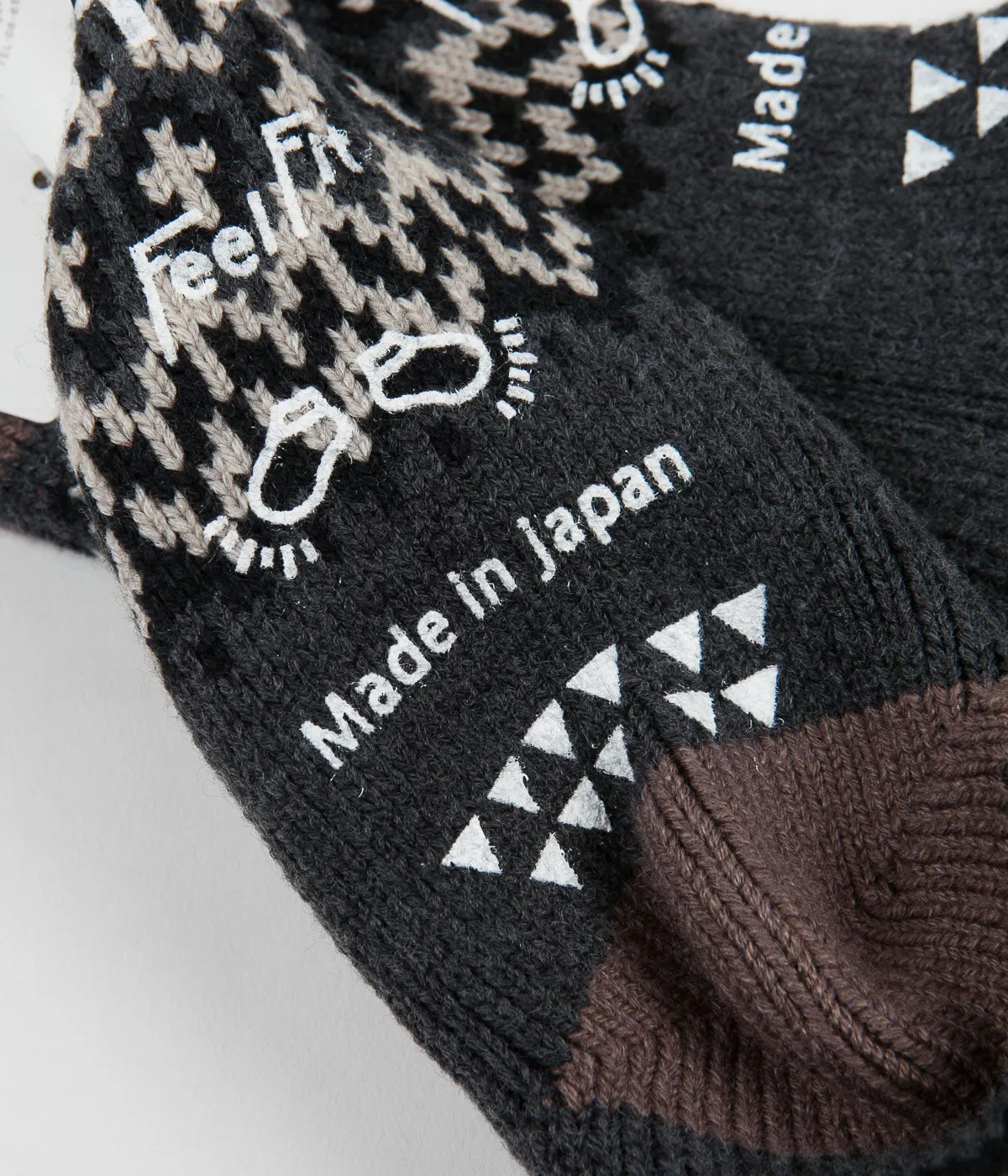 RoToTo Comfy Room Socks - Nordic Charcoal