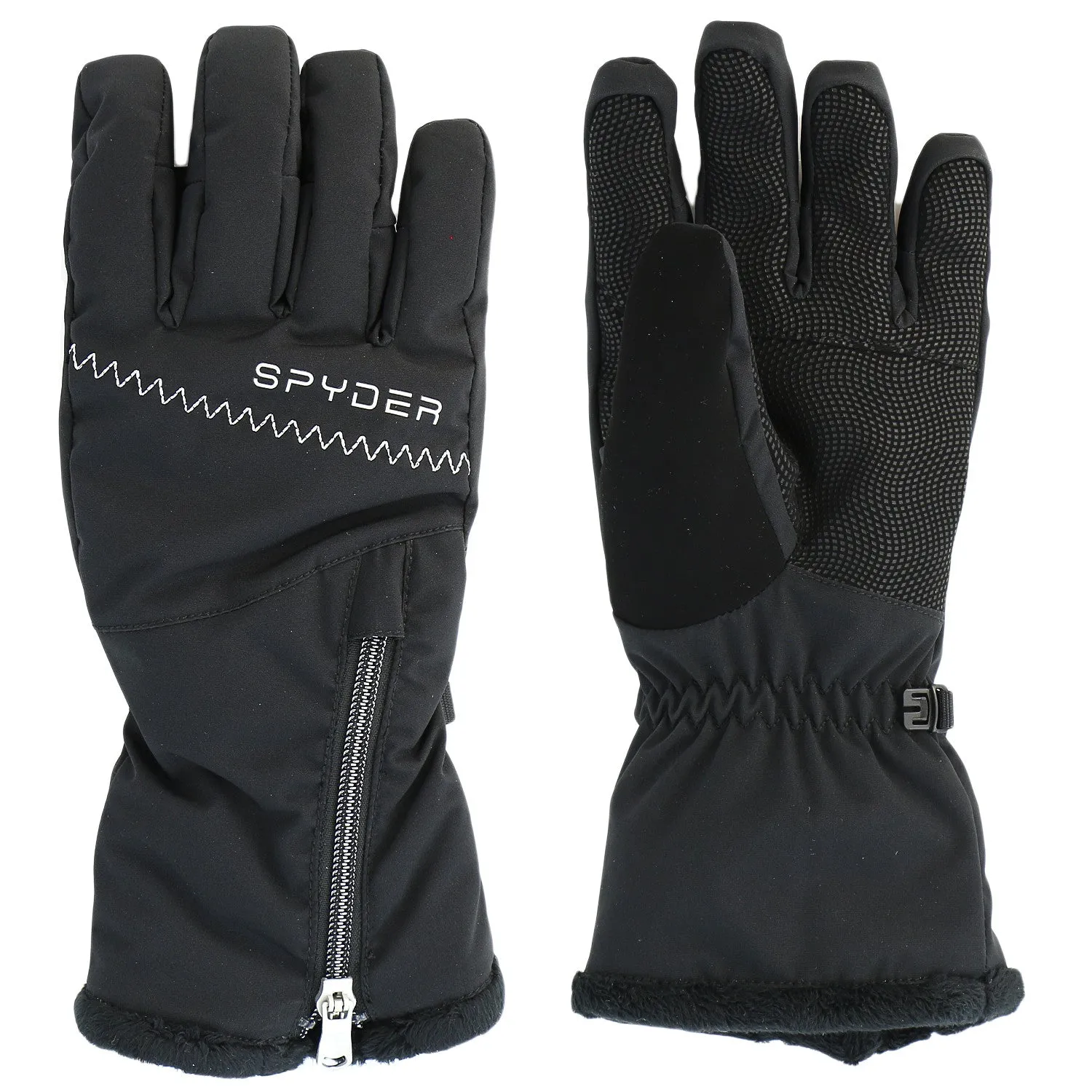 Spyder Collection Ski Glove  - Black/Silver - Womens