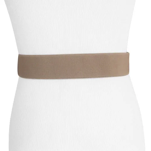 Steve Madden- Taupe Slim Stretch Women's Belt