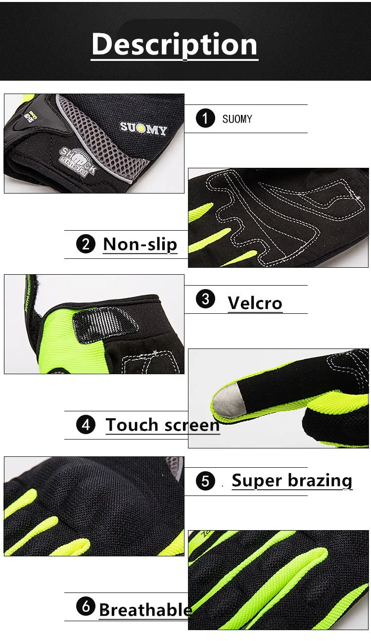 Touchscreen Leather Gloves