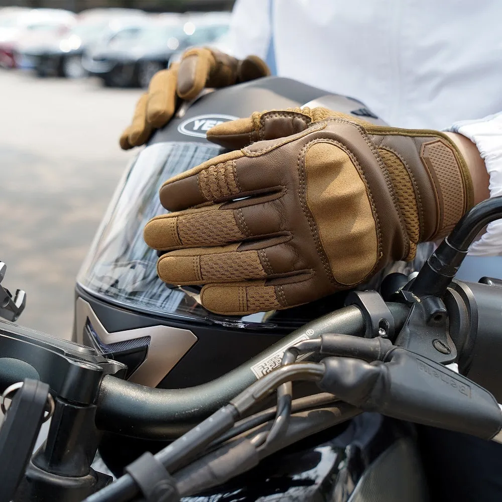 Touchscreen Leather Gloves