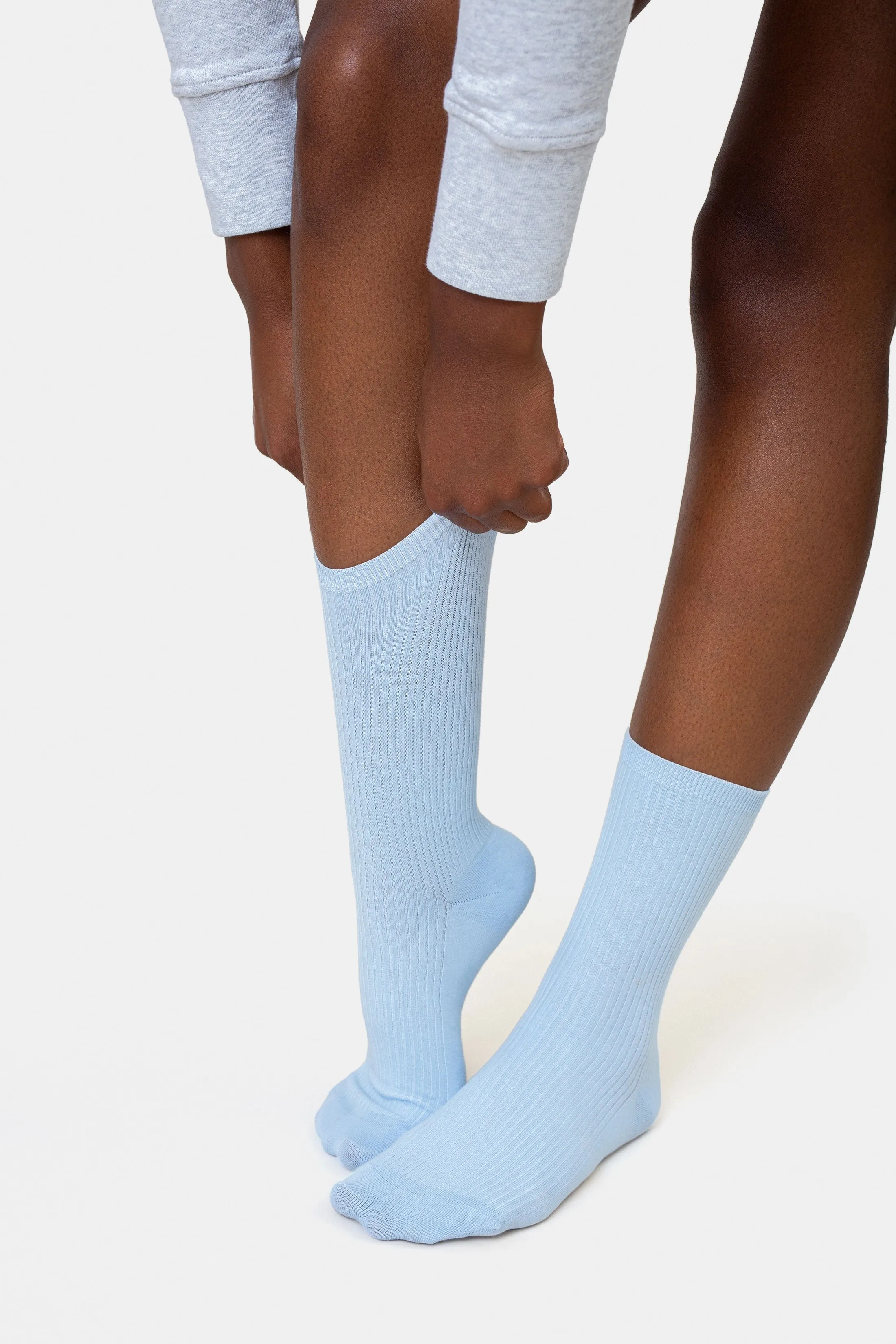 Women Classic Organic Sock - Marine Blue