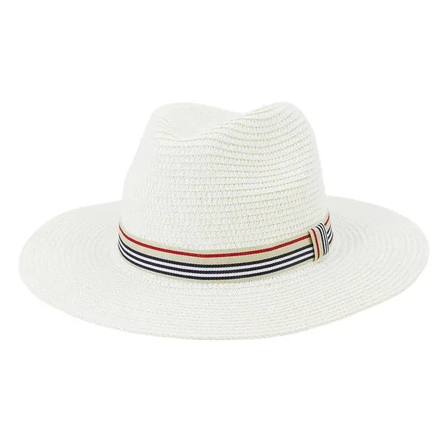 Women Wide Brim Sun Hats Panama Straw Hat