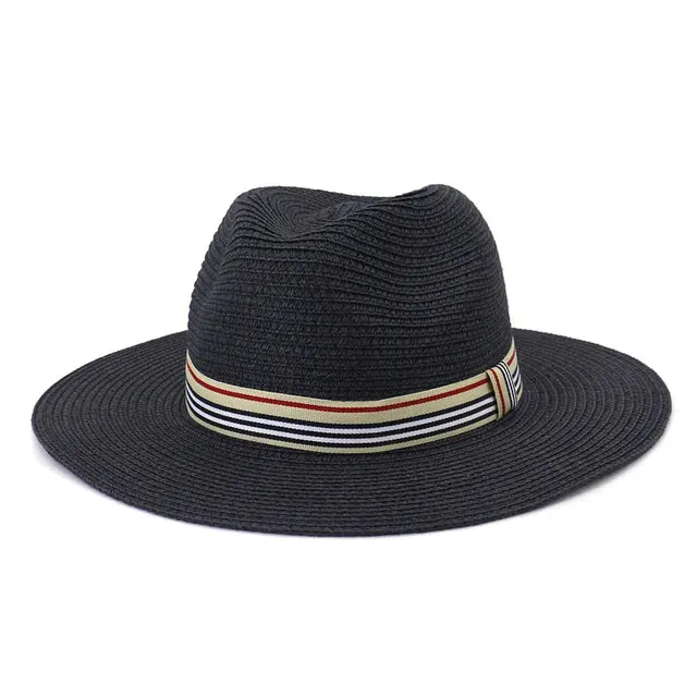 Women Wide Brim Sun Hats Panama Straw Hat