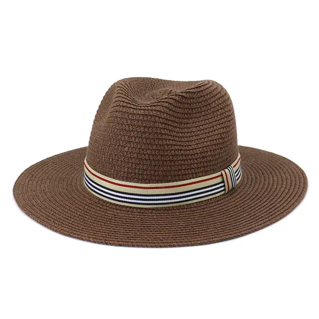 Women Wide Brim Sun Hats Panama Straw Hat