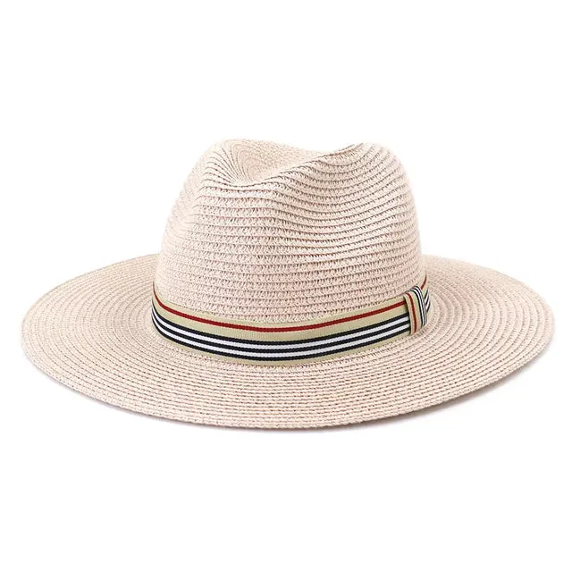 Women Wide Brim Sun Hats Panama Straw Hat