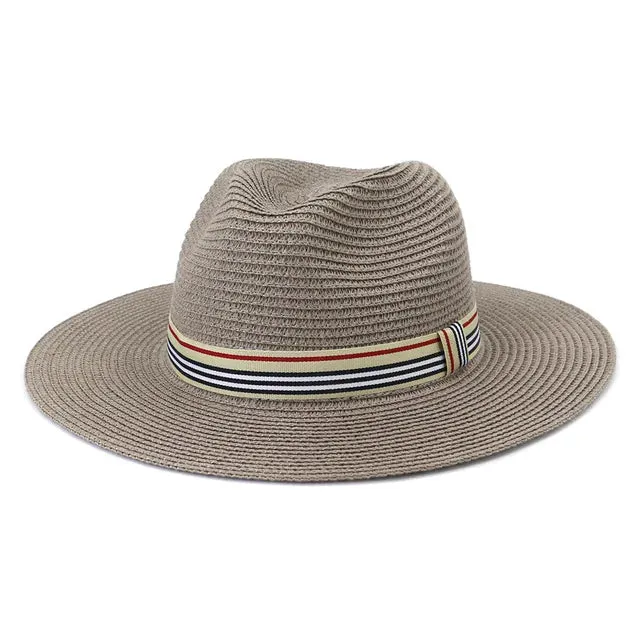 Women Wide Brim Sun Hats Panama Straw Hat