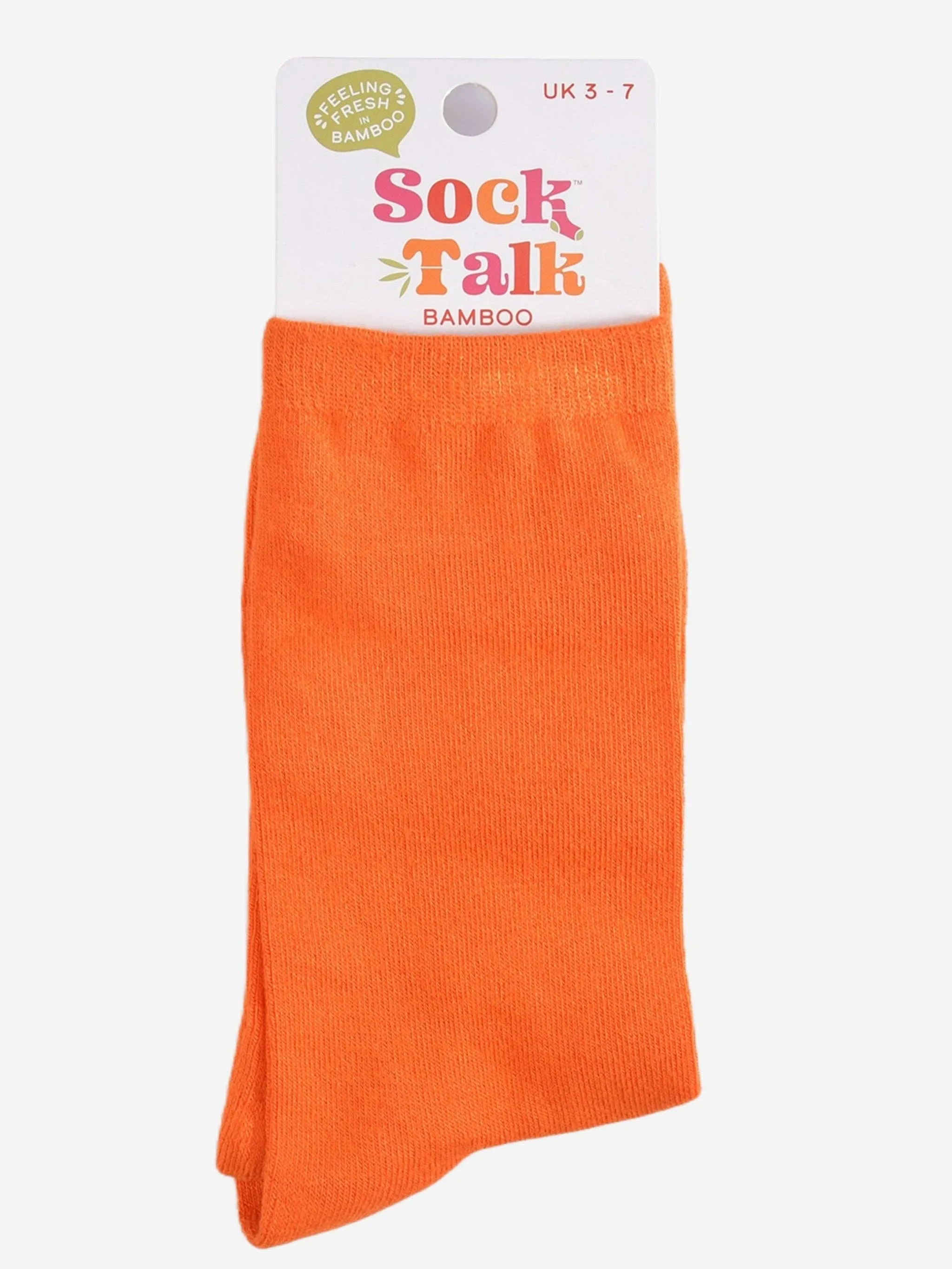 Women's Bamboo Socks - Orange