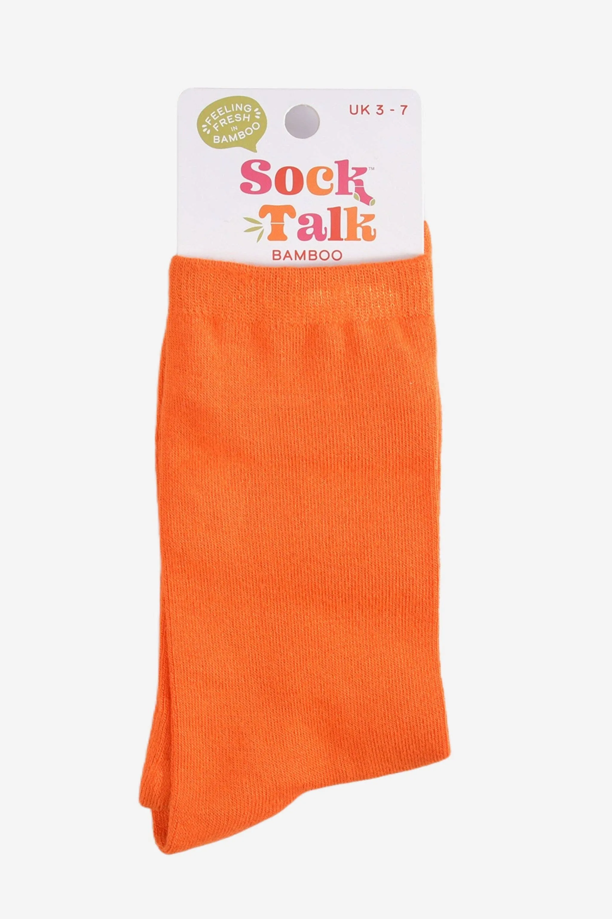 Women's Bamboo Socks - Orange