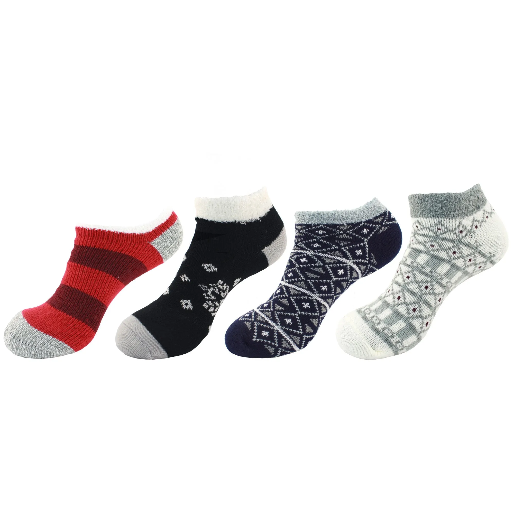 Women's Double Layer Comfy Fuzzy Home Cabin Socks