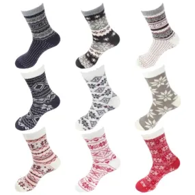 Women's Double Layer Extra Thick Home Socks - 1 Pair