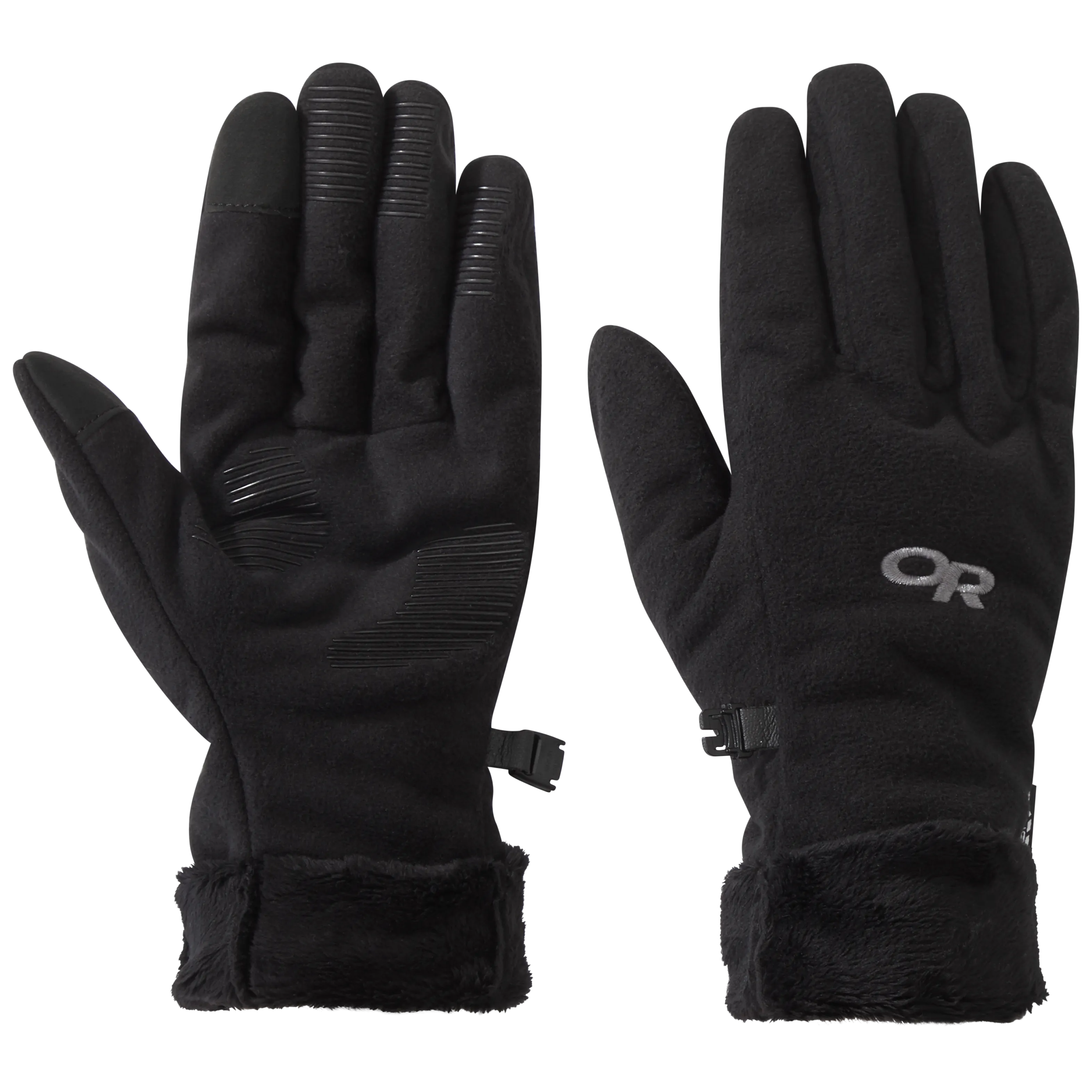 Women`s Fuzzy Sensor Gloves