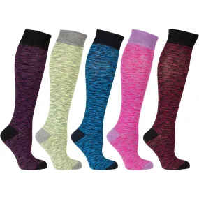 Women's Grizzled Knee High Socks Set