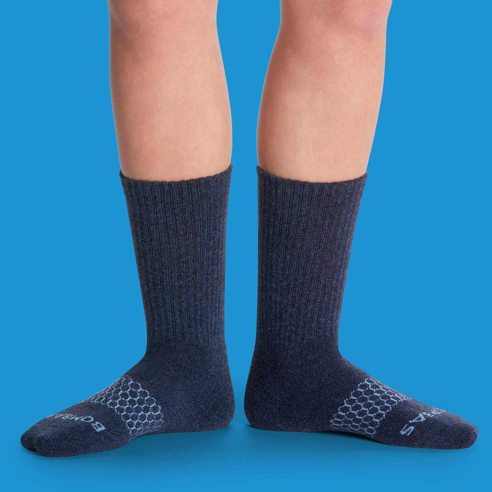 Youth Classic Marls Calf Sock 4-Pack