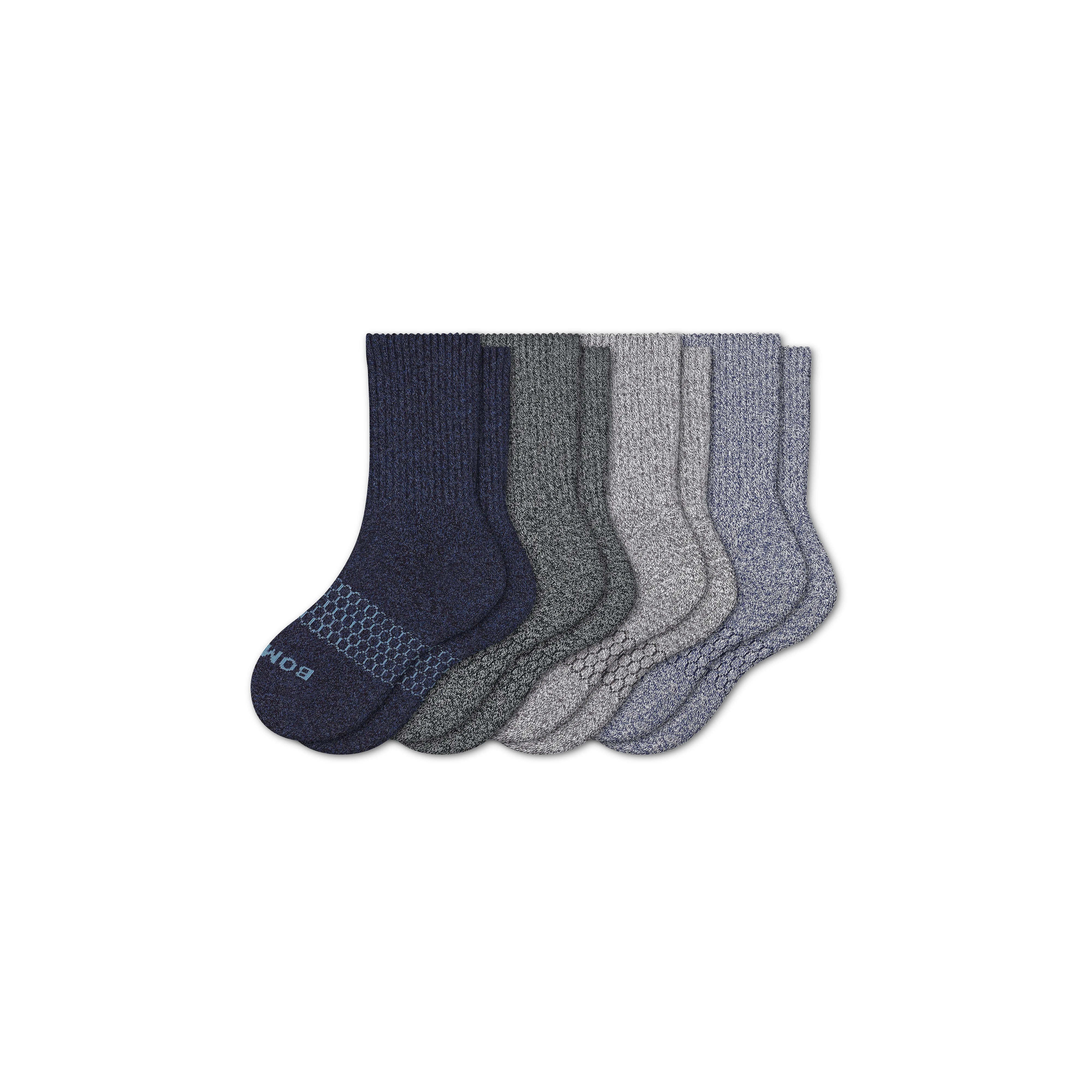 Youth Classic Marls Calf Sock 4-Pack