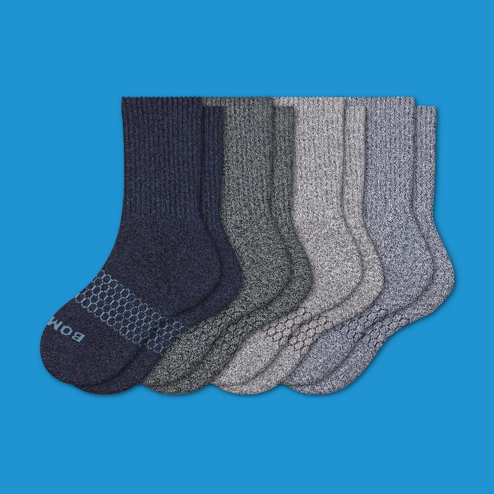 Youth Classic Marls Calf Sock 4-Pack